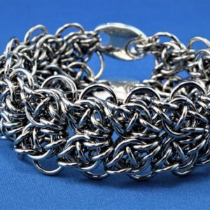 Celtic Strap bracelet - Grail-Verse Chainmaille Jewelry