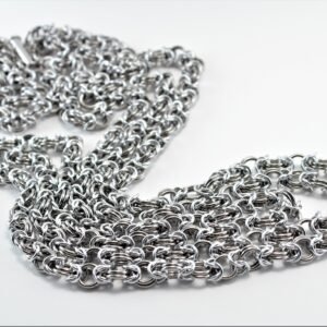 Saturna Necklace2 - Grail-Verse Chainmaille Jewelry
