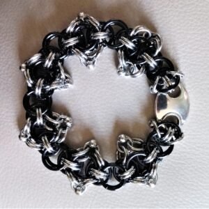 Steel Diamonds Bracelet - Grail-Verse Chainmaille Jewelry
